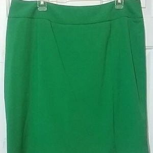 New York and Co. Plus Size 18 Green Pencil Skirt