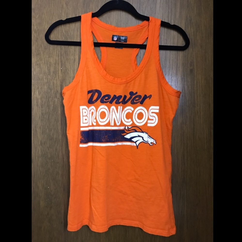 Denver Broncos tank top. Size women's large.