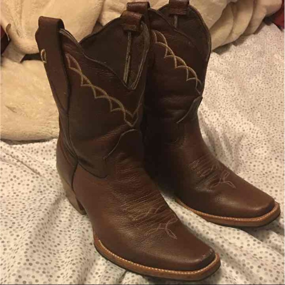 Authentic leather boots