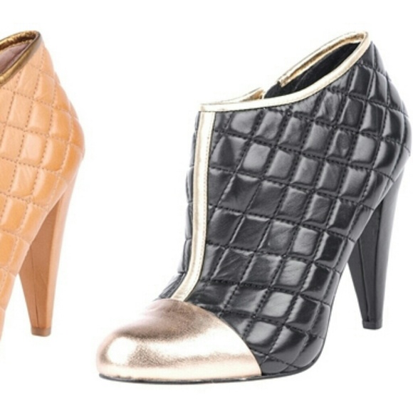 Vince Camuto Amoby Quilted Leather Booties - Picture 2 of 4