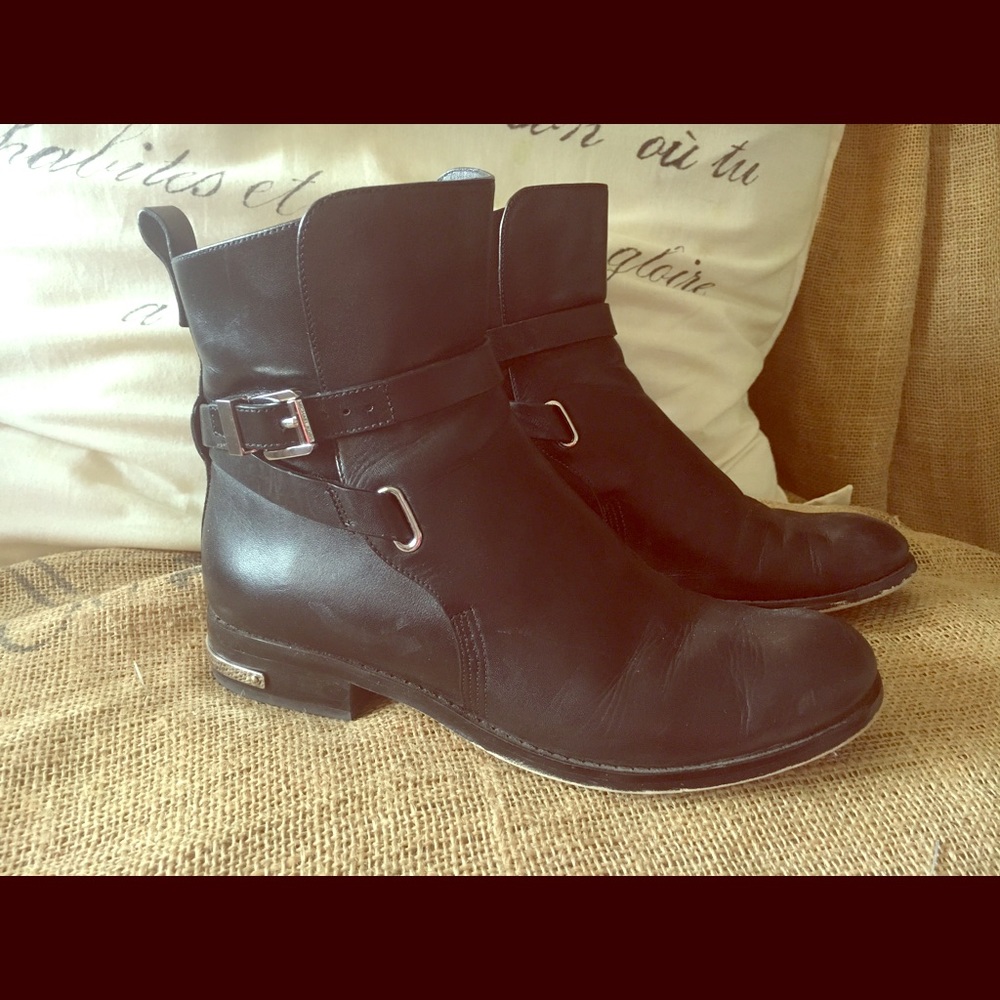 Michael Kors Arley Leather Ankle Boot