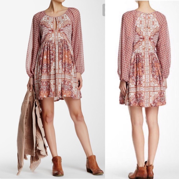 Free People Dresses & Skirts - NWOT Free People Oksana Peasant Dress Size 6