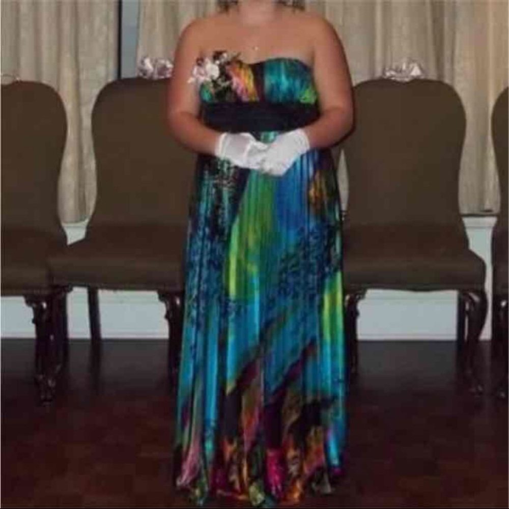 Colorful formal dress