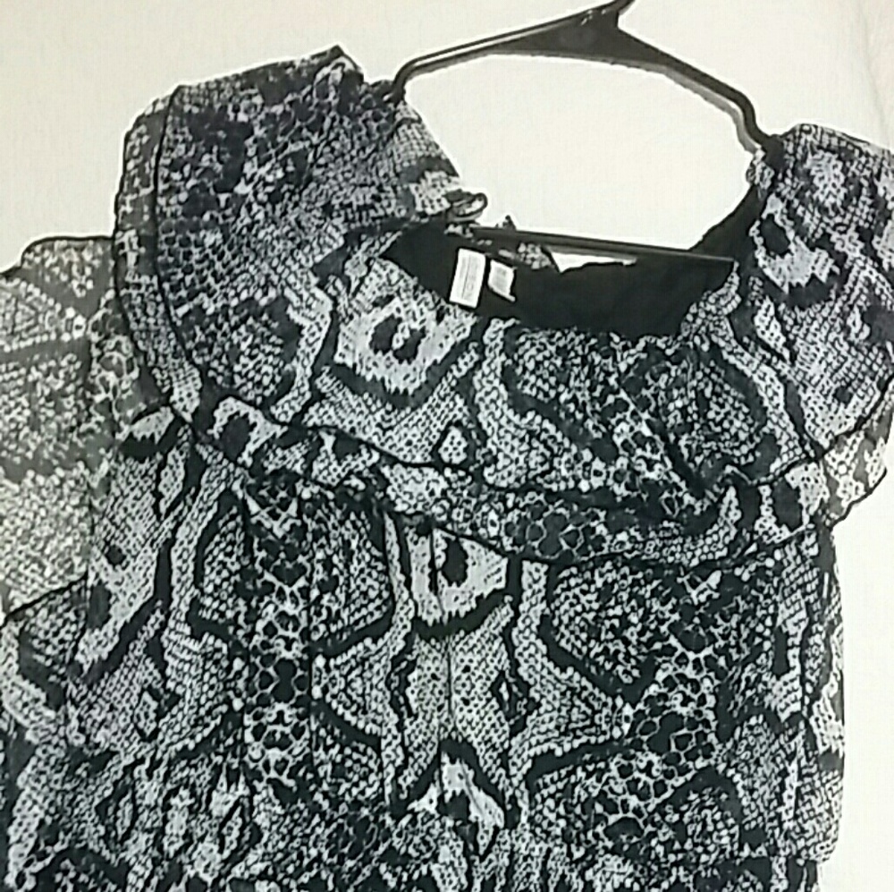 Madison Full length 2X Sundress Maxi Ruffle