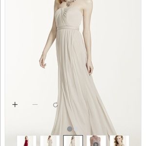 David's Bridal Versa Convertible Mesh Dress