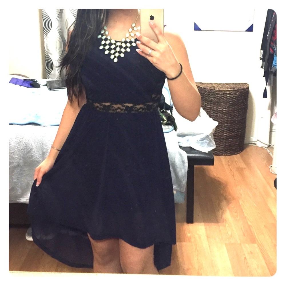H&M high low dress