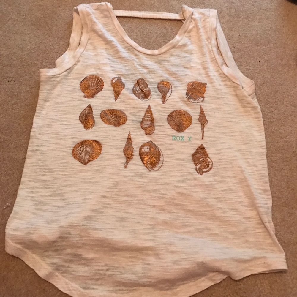 Roxy sea shell tank top