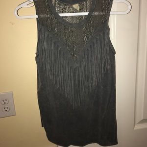 BKE fringe shirt