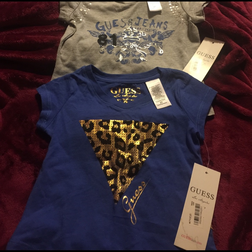 2 new size 2T guess shirts