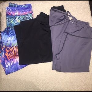 Set of 3 workout pants