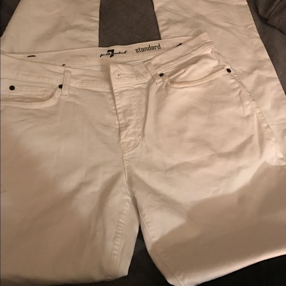 Seven for all mankind-White denim