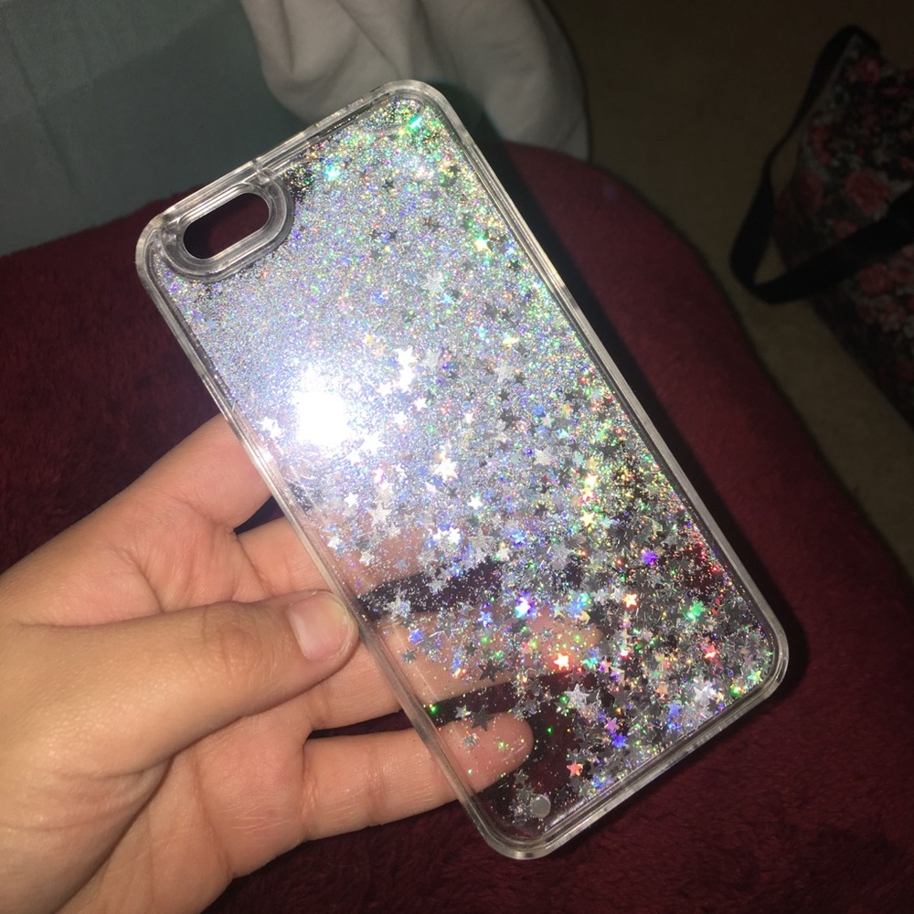 cute silver glitter case - Picture 2 of 3