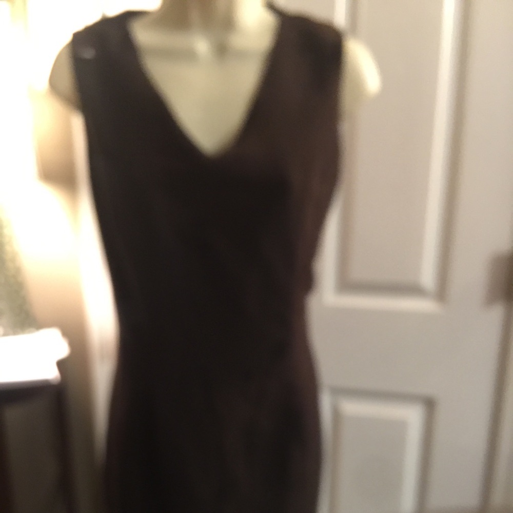 Talbots brown classy dress