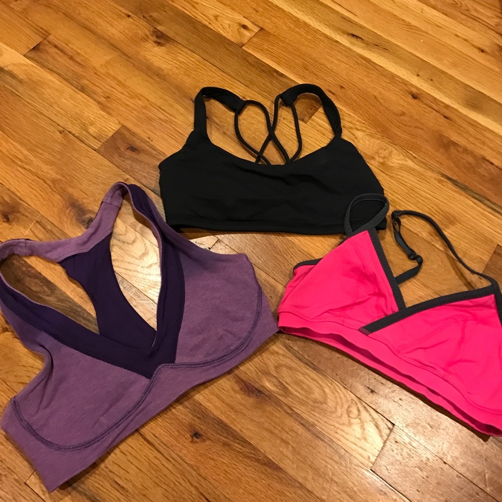 Lot of 3 Lululemon Athletica bras