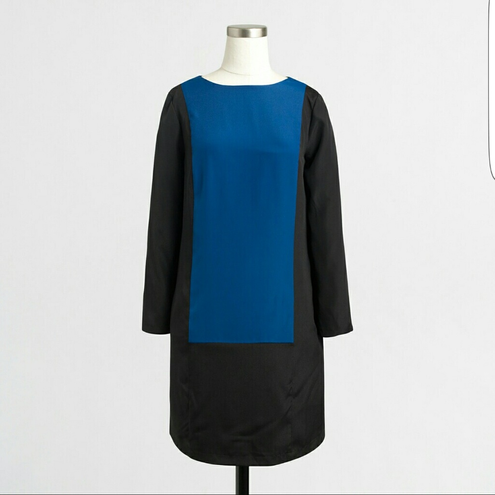 J Crew Colorblock Shift Dress
