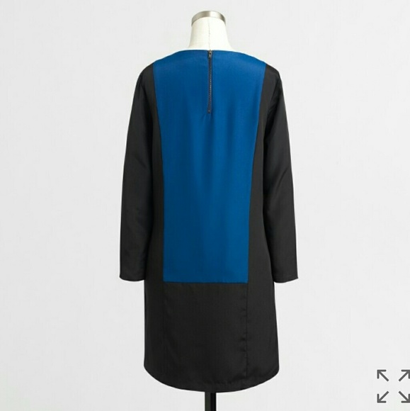J Crew Colorblock Shift Dress - Picture 2 of 8