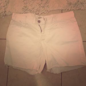 Old Navy White denim shorts.