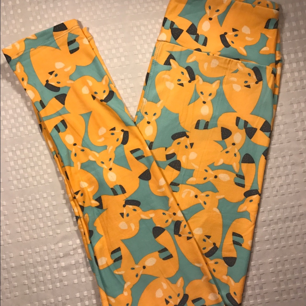 New LuLaRoe Leggings - Foxes Unicorn - OS - NWT