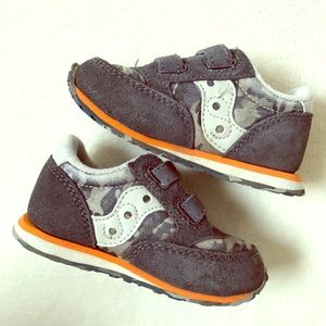 Saucony Toddler Boys Gray Camo Sneakers