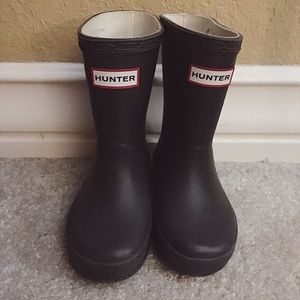 Hunter kid rain boots
