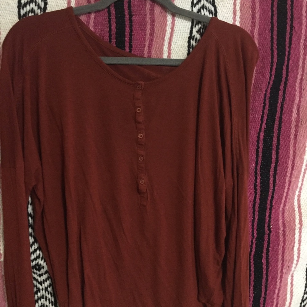 Dark orange long sleeve