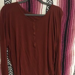 Dark orange long sleeve