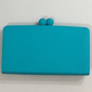 p+g design SEPA-POCHI-WIDE Turquoise Wallet
