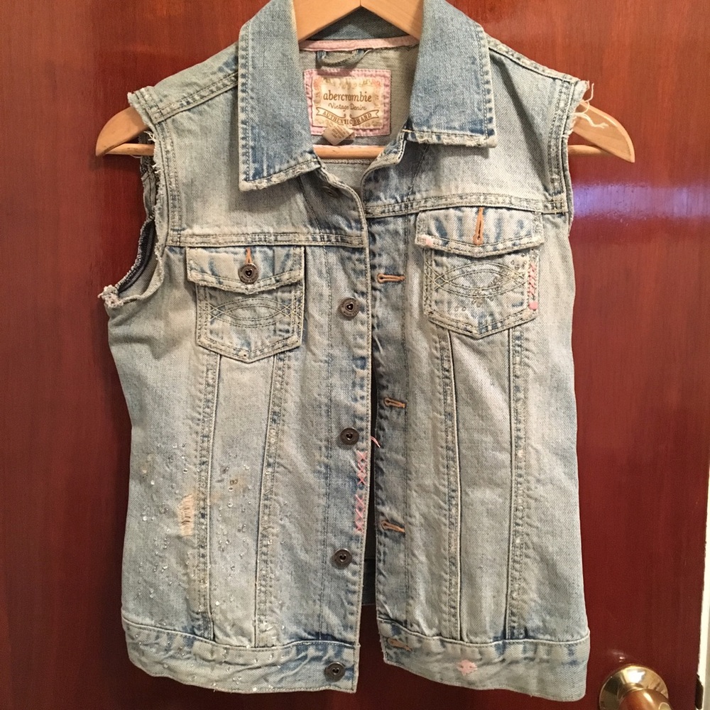 👖Vintage Abercrombie Denim Vest👖