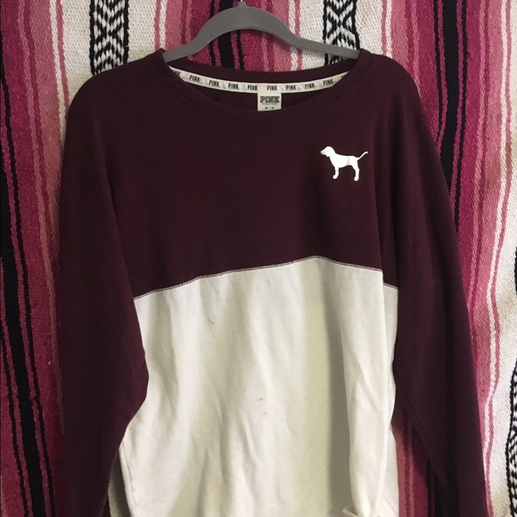 Pink Varsity Tee - Picture 1 of 2