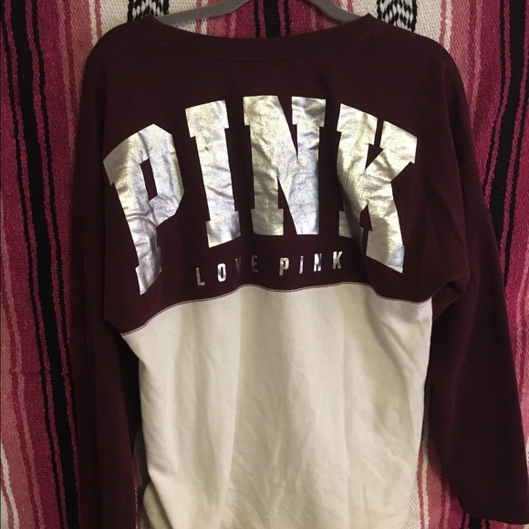 Pink Varsity Tee - Picture 2 of 2