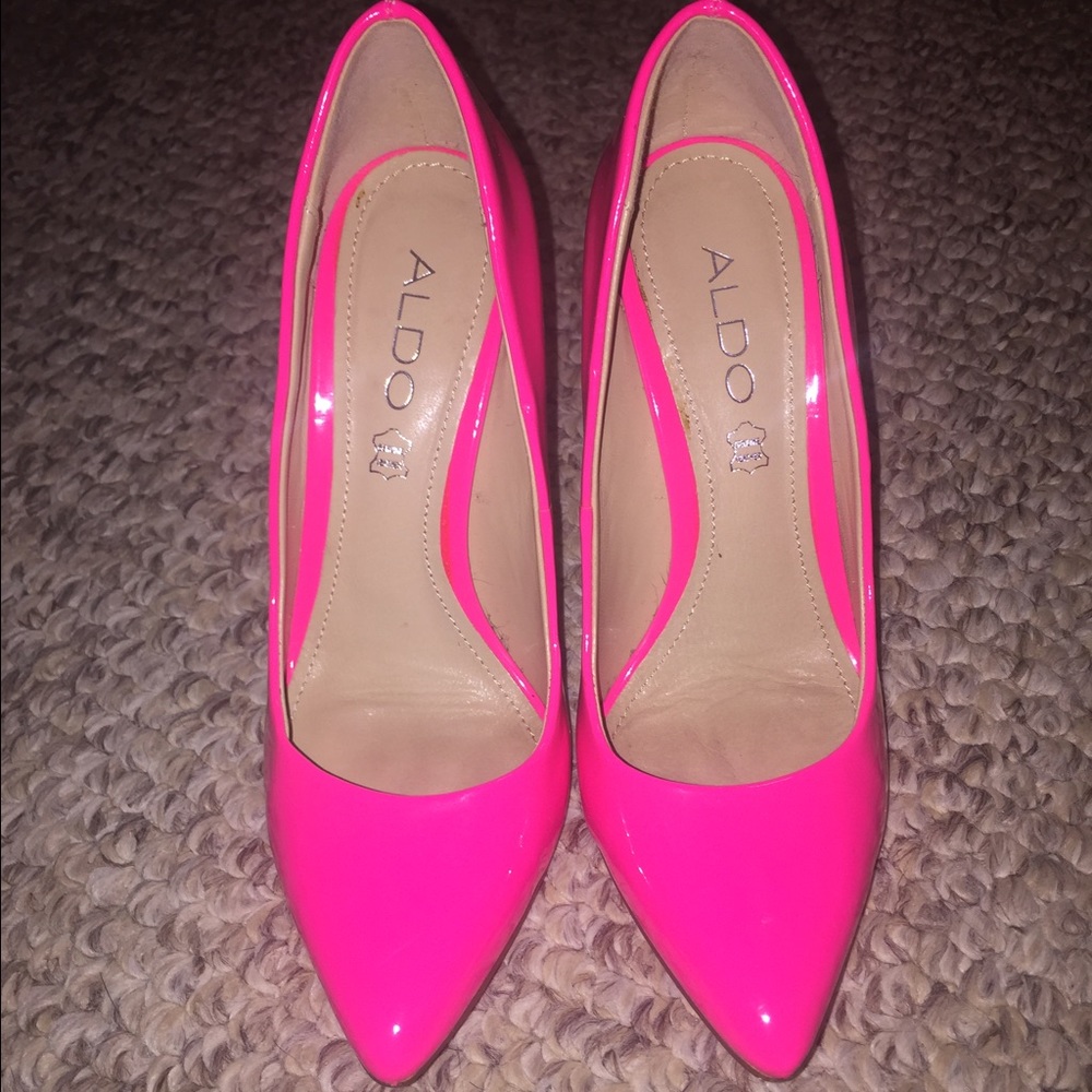 Hot Pink Pumps