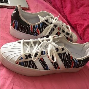 Adidas Print Platform shoe Sz 10