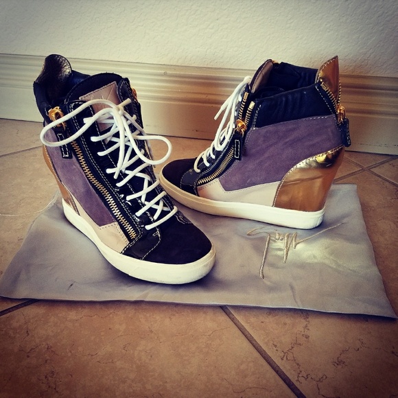 Giuseppe Zanotti Metallic Wedges - Picture 3 of 3