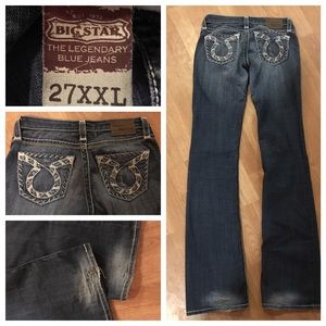 Big Star Legendary Bluejeans size 27 xxlong