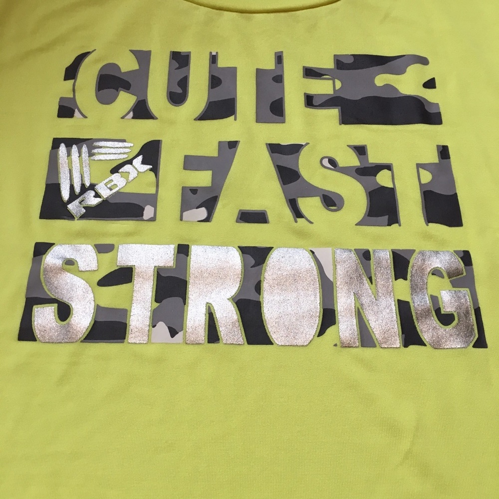 Girls' "Cute, Fast, Strong" Active Capri Set - Picture 2 of 3
