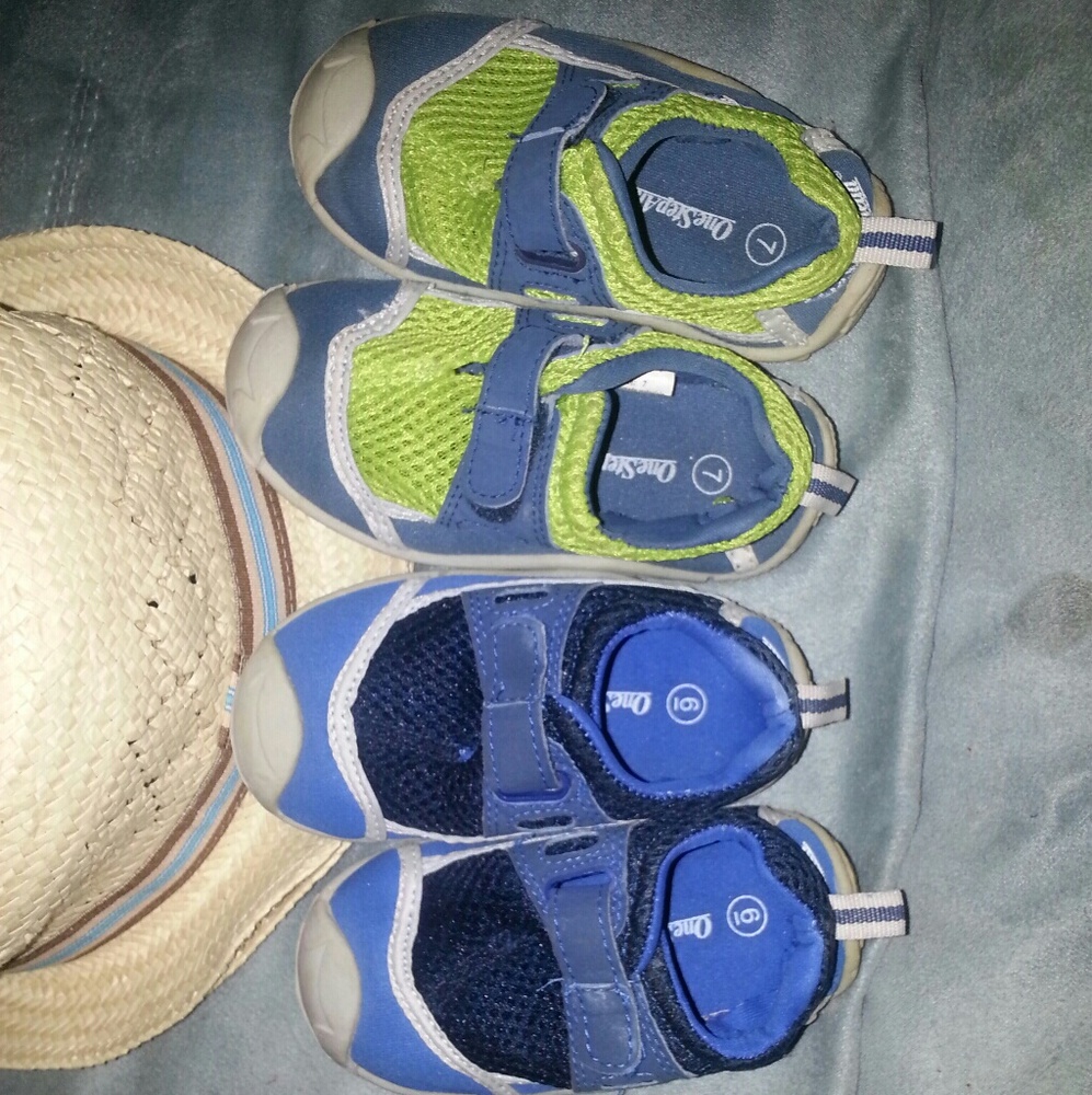 Bundle! One Step Ahead beach shoes Szs 6T&7T