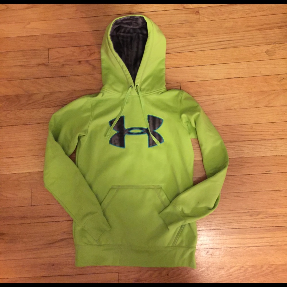 (3/$10) Lime Green Under Armour Hoodie