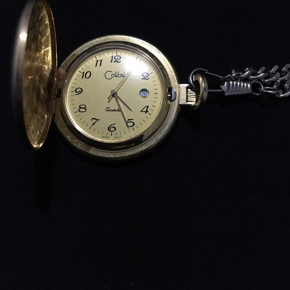 Gold pocket watch