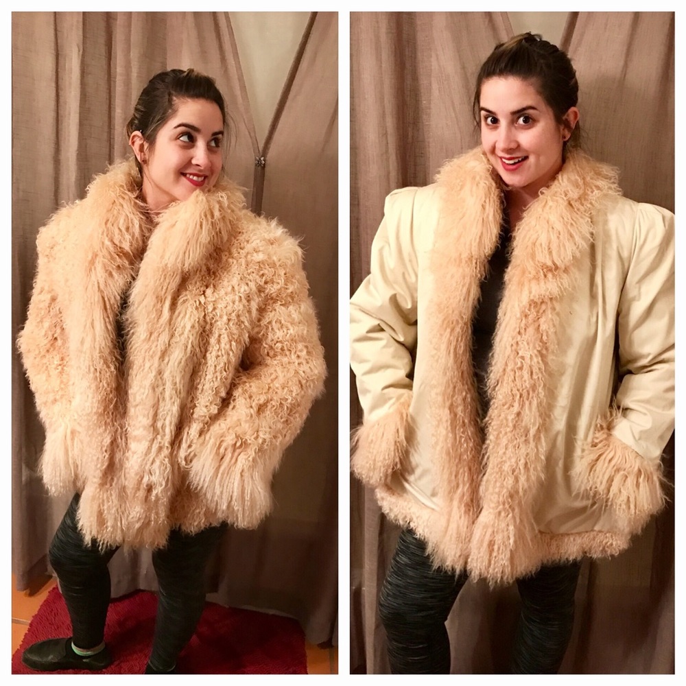 Reversible Mongolian Sheep Coat 🐑