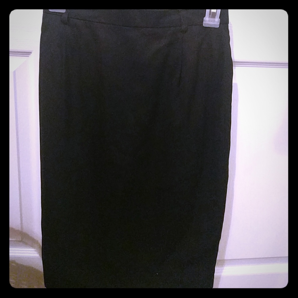 Black Escada Pencil Skirt