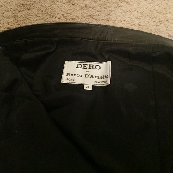 Black Dero by Rocco D'Amelio skirt - Picture 2 of 2