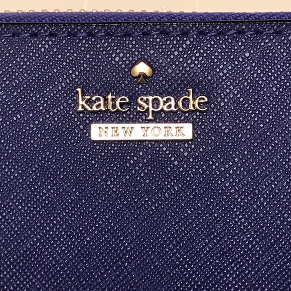 KATE SPADE Purple/Blue "Lacey" Zippered Wallet NEW - Picture 3 of 8