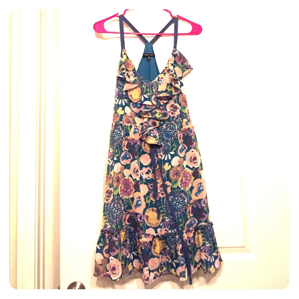 Floral print sun dress