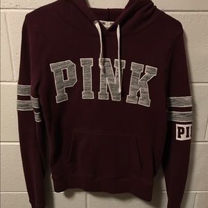 VS Pink maroon sweater