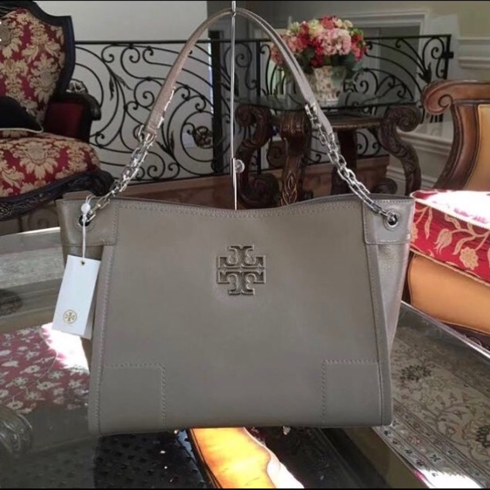 Tory Burch Britten Chain-shoulder Slouchy Tote