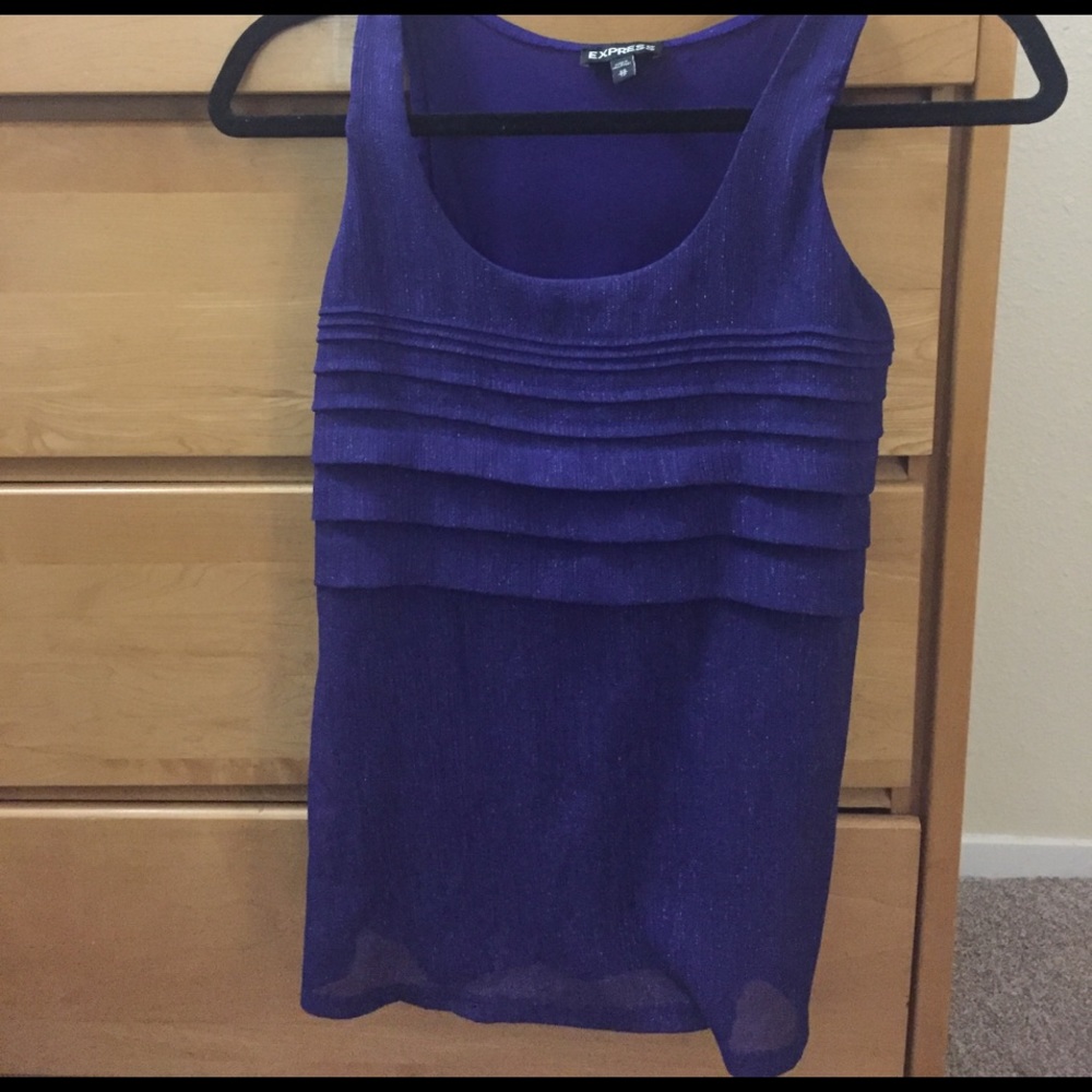 Purple Express tank top XS