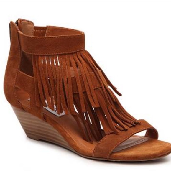 Steve Madden Shoes - NWT NIB Steve Madden Wedge Sandal with Fringe