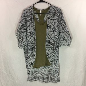 Geometric over shirt