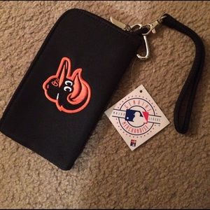 MLB Baltimore Orioles wristlet