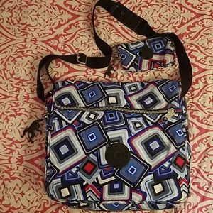 Kipling Messenger Bag w/Makeup Bag